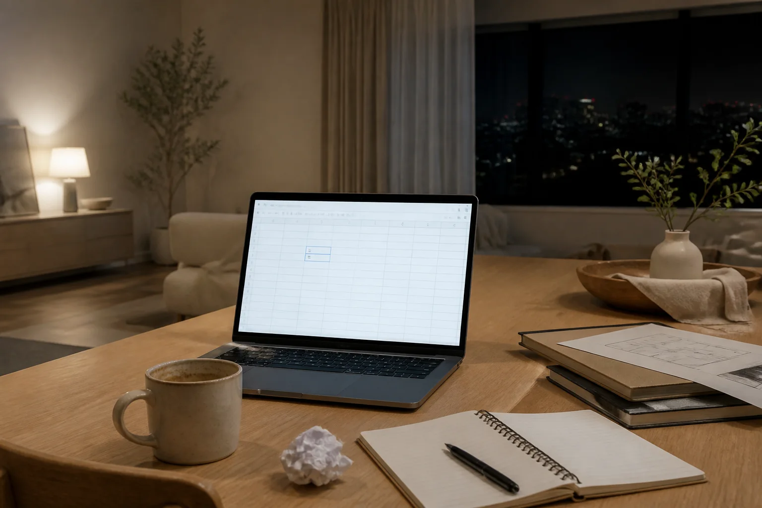 Spreadsheets tempt you but building one from scratch is a weekend you don't have (render)